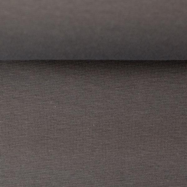 Sweat Eike, angeraut, uni, dunkeltaupe